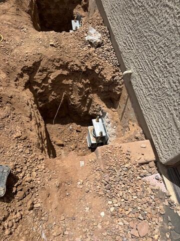 Foundation Pier Installation in Gilbert, AZ