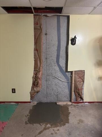 Interior Push Pier and Crack Seal