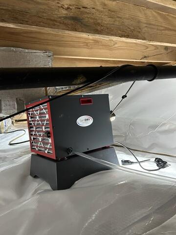The SaniDry Sedona Dehumidifier