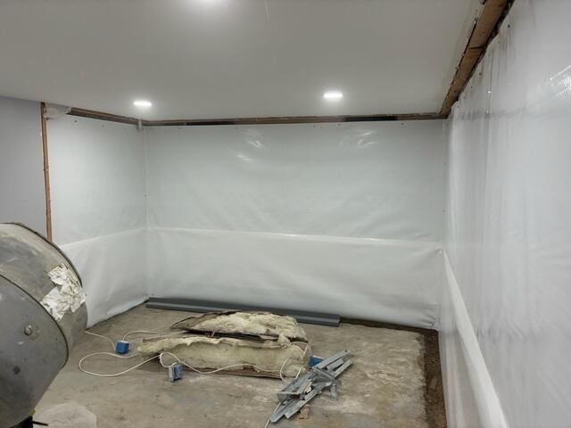 Basement Waterproofing Wall System in San Diego, CA
