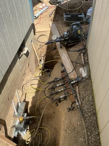 Hydraulic Drilling of Helical Piers