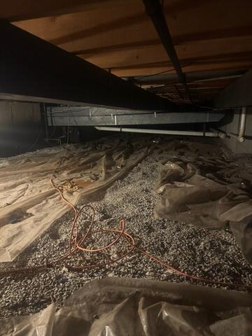 Moisture in the Crawl Space