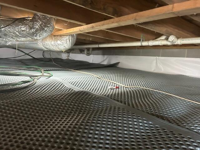 Drainage Matting Installed