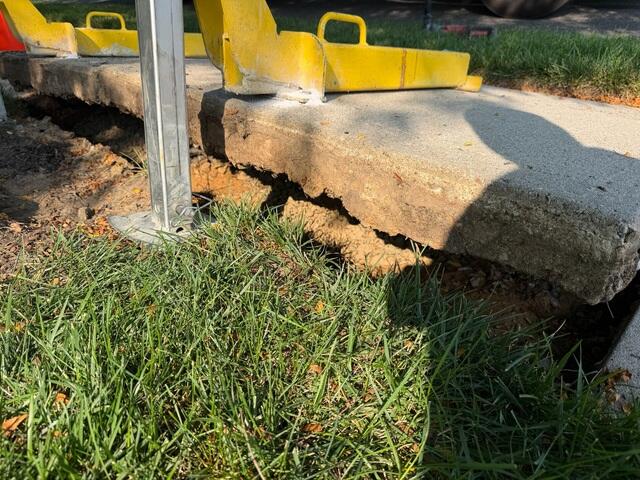 Lifting Sidewalk Slabs