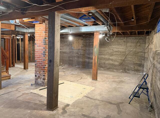 Before ThermalDry in Basement