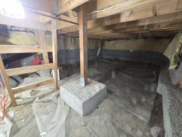 Dirty, Uncomfortable Crawl Space