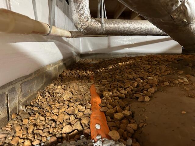 StarPipe Crawl Space Drainage System