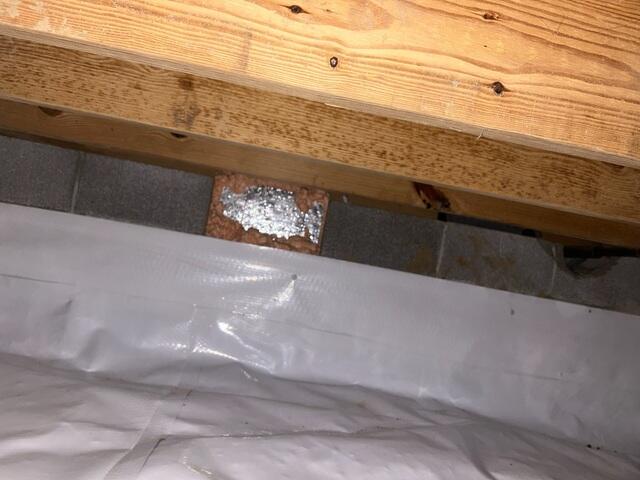 Vents Sealed