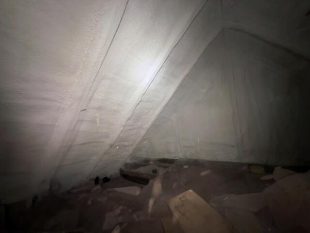 Spray Foamed Roof Deck