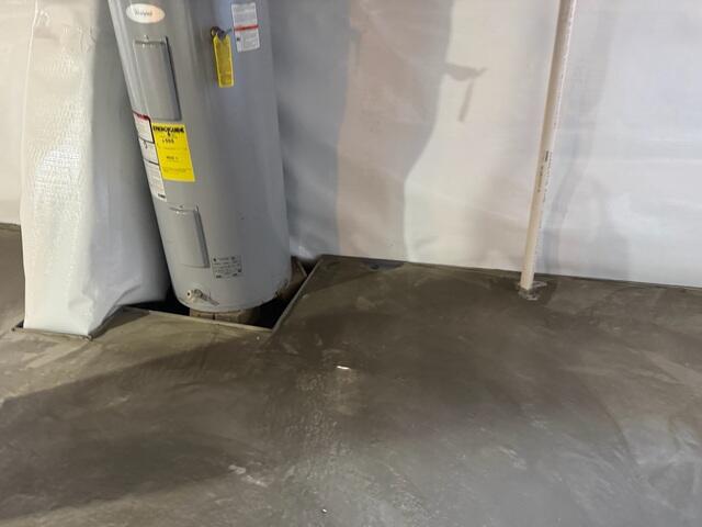 New Basement Concrete Floor
