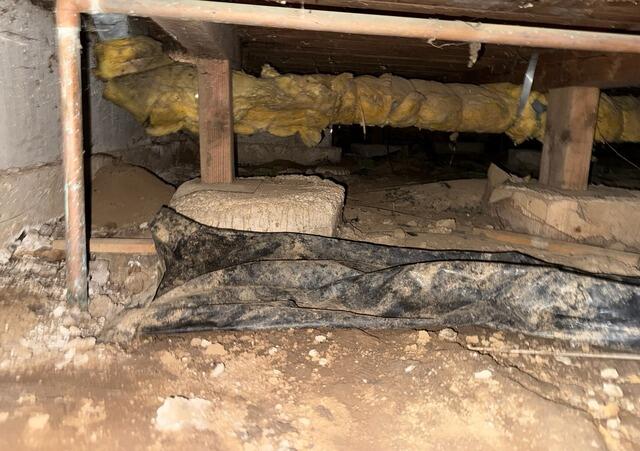 Exposed Dirt Floors