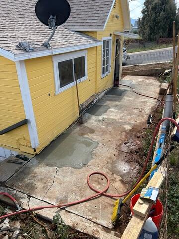 Foundation Stabilization Work at Globe, Arizona Home
