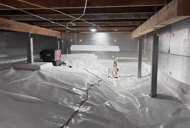 Completed Crawl Space
