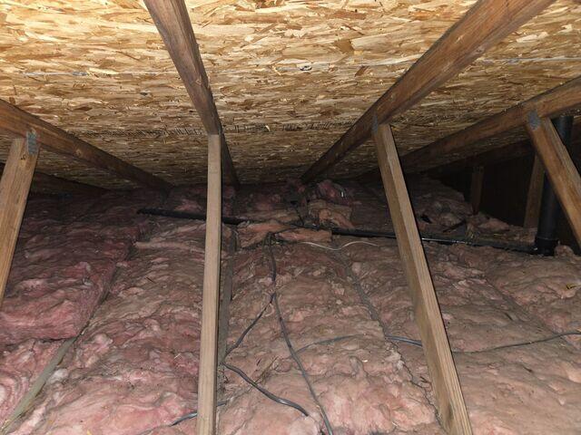 Previous Attic Insulation