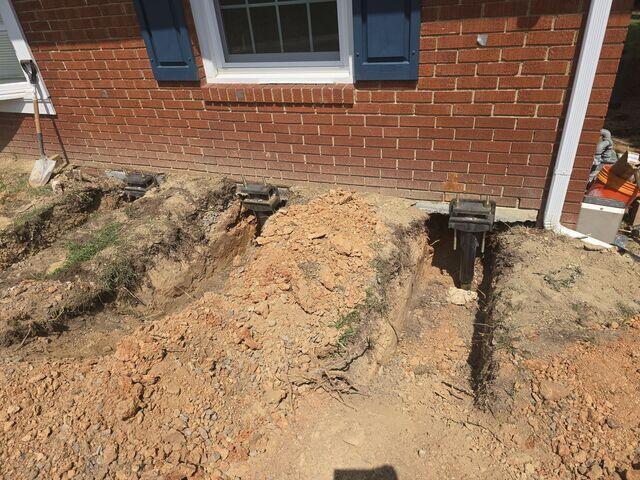 Installing the piers