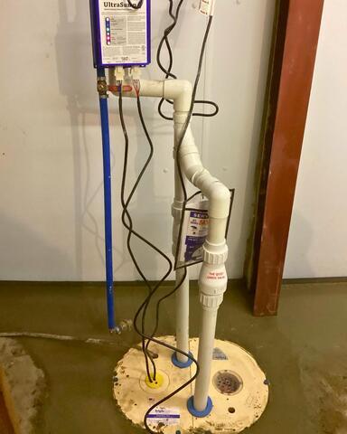 Upgraded Basement Sump Pump