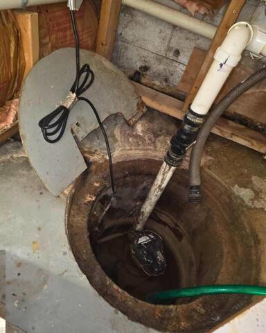 Rusting Sump Pump