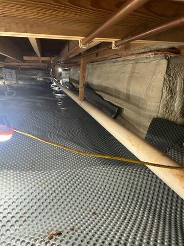 Drainage Matting Installed