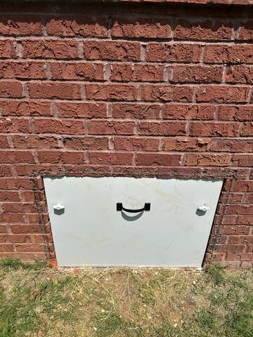 New Crawl Space Door