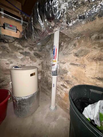 Interior Radon Piping