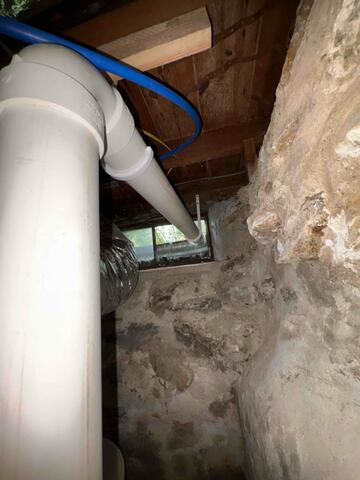 Interior Radon Piping