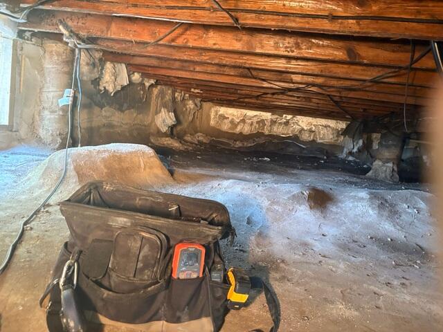 Damp Crawl Space