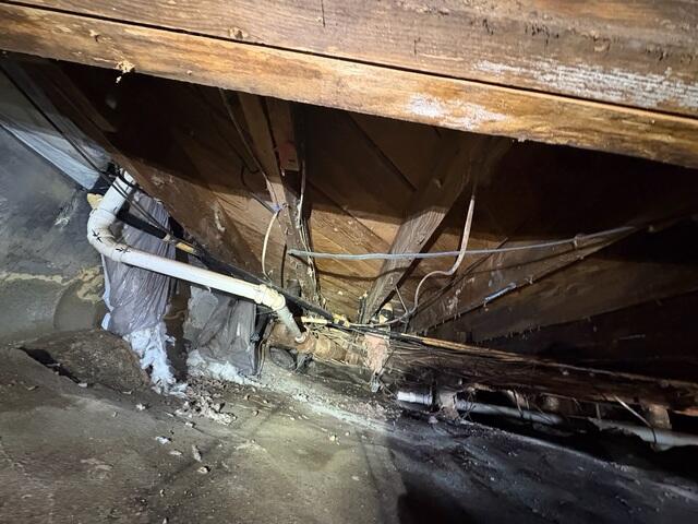Damp Crawl Space