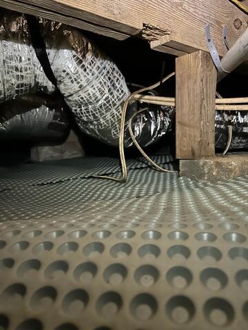 Drainage Matting Installed