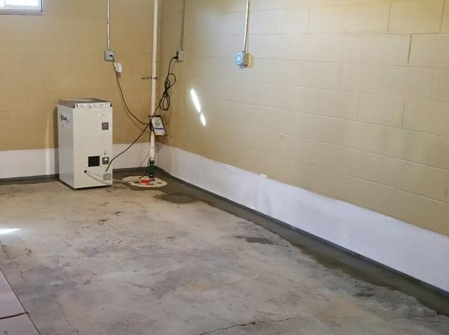 Waterproofed Basement