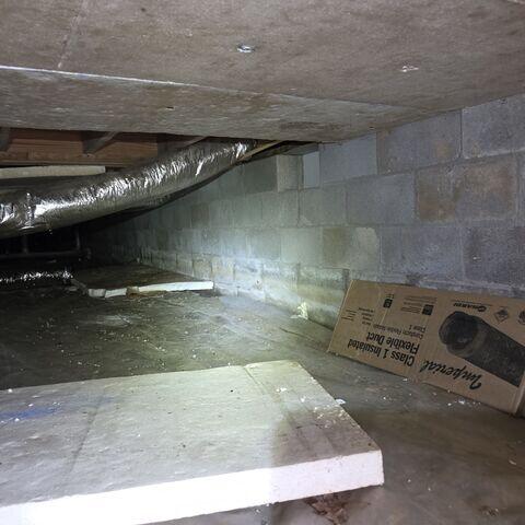 Moisture in the Crawl Space