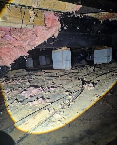 Messy Crawl Space