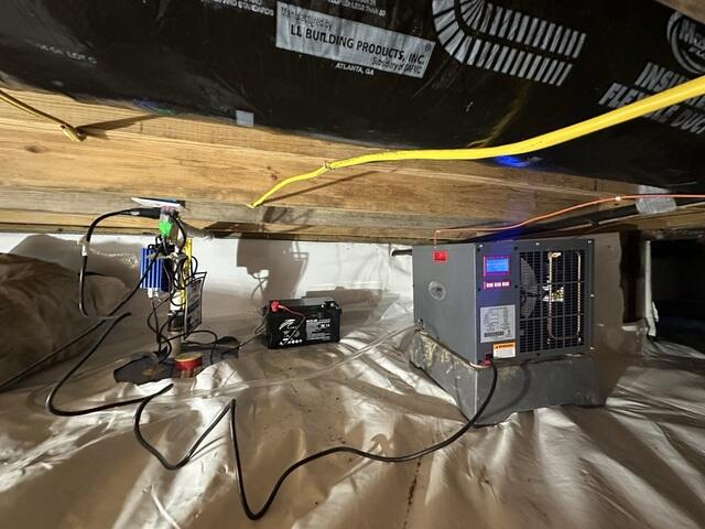 Crawl Space Waterproofing and Dehumidification