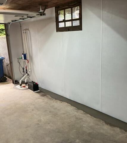 Professionally Waterproofed Foundation Wall