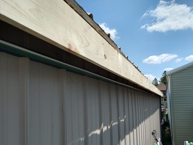 New fascia Board Installed