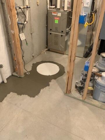Basement Waterproofing and Drainage System in Draper