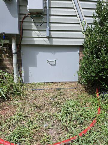 Sealing the Crawl Space with a New Access Door