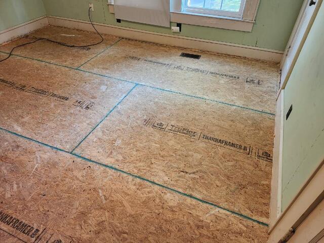 Finished Subfloor Replacement