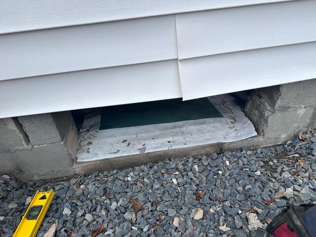Crawl Space Entrance