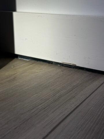 Wall to Floor Gaps