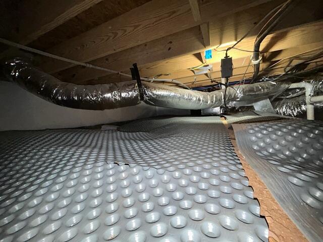 Drainage Matting During Installation