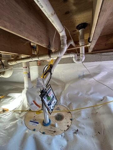 TripleSafe Sump Pump Installed