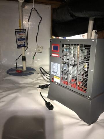 SuperSump Pump and SaniDry Sedona Installation