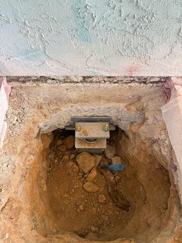 Foundation Stabilization Pier in Southern California