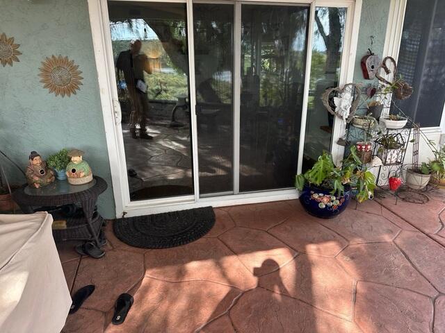 Patio Before Spring Valley Foundation Repairs
