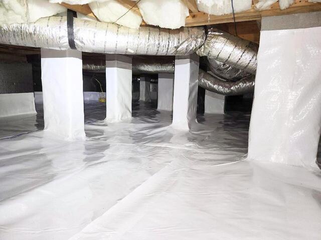 Crawl Space Encapsulation Process