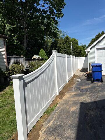White Vinyl Installation