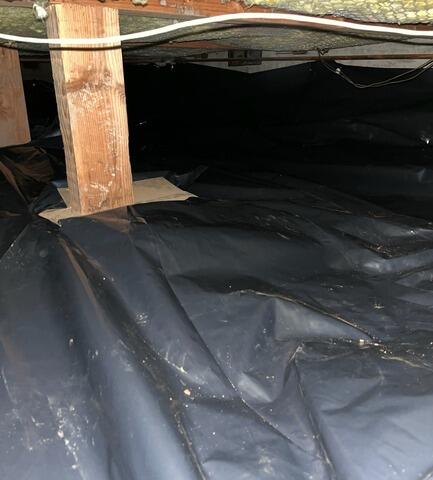 Budget Friendly Crawl Space