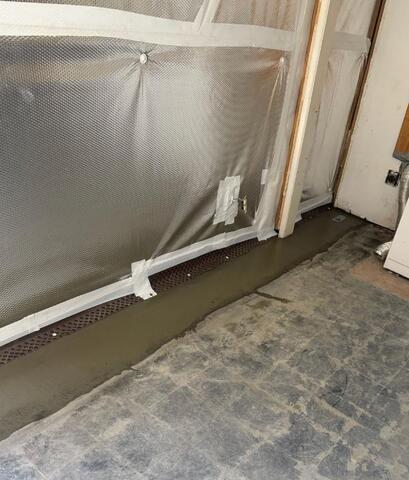 Concealed WaterGuard and TrenchDrain