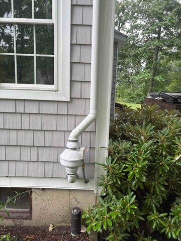 Exterior Radon Fan - After