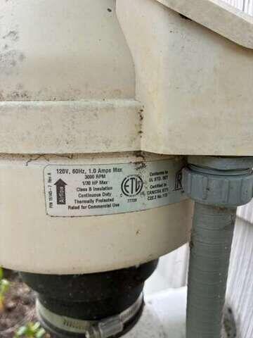 Existing Radon Fan